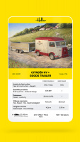 Citroen HY + PKW Anhänger / Goods Trailer - 1:24