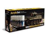 Italeri Acrylic Set - Deutsche Wehrmacht / Deutsches Militär WK II