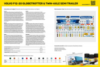 Volvo F12-20 Globetrotter & Twin-Axle Semi trailer - 1/32