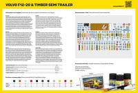 Volvo F12-20 Globetrotter & Timber Semi Trailer - 1/32