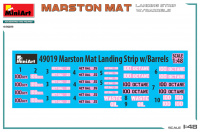 Marston Mat - Landing Strip with Barrels - 1:48