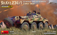 Sd.Kfz. 234/1 schwerer Panzerspähwagen - frühe Produktion - mit Interieur - 1:35