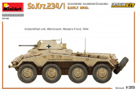 Sd.Kfz. 234/1 schwerer Panzerspähwagen - early model - with full interior - 1/35