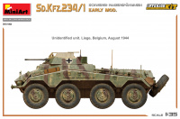 Sd.Kfz. 234/1 schwerer Panzerspähwagen - early model - with full interior - 1/35