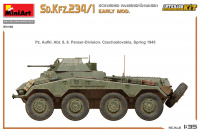 Sd.Kfz. 234/1 schwerer Panzerspähwagen - early model - with full interior - 1/35