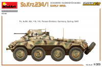 Sd.Kfz. 234/1 schwerer Panzerspähwagen - early model - with full interior - 1/35