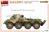 Sd.Kfz. 234/1 schwerer Panzerspähwagen - early model - with full interior - 1/35