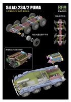 Sd.Kfz. 234/2 Puma with Engine Parts - 1/35