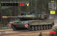 Leopard 2A7V with workable Tracks - German Main Battle Tank - 1/35