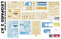 Leopard 2A7 with workable Tracks - German Main Battle Tank - 1/35