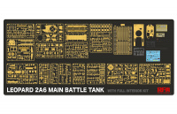 Leopard 2A6 with full Interior - German Main Battle Tank - 1/35