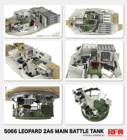 Leopard 2A6 with full Interior - German Main Battle Tank - 1/35