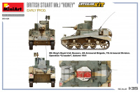 British Stuart Mk. I - Honey - Early Production - mit Interieur - 1:35