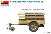 K-52 Trailer with Power Unit PE-95 - 1/35