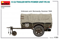 K-52 Trailer with Power Unit PE-95 / K-52 Anhänger mit Aggregat PE-95 - 1:35