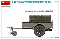 K-52 Trailer with Power Unit PE-95 / K-52 Anhänger mit Aggregat PE-95 - 1:35