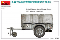 K-52 Trailer with Power Unit PE-95 / K-52 Anhänger mit Aggregat PE-95 - 1:35