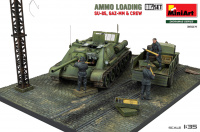 Ammo Loading - SU-85, GAZ-MM & Crew - Big Set - Diorama - 1:35