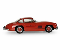 Mercedes Benz 300 SL - Rot - 1:8