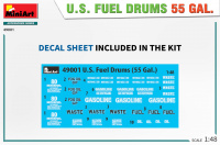 US Benzinfässer 55. Gal / US Fuel Drums - 55. Gal - 1:48