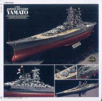 Hartschaumplatte / Werbetafel Tamiya 78025 - IJN Yamato Katalogseite