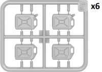 Kraftstoffkanister Kunststoff - 20L  / Plastic Cans 20L - Set - 1:24