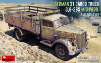 German 3t Cargo Truck - 3,6-36S - Mid Production - PmQ 600-Type - 1/35