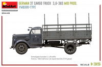 Deutscher 3t LKW 3,6-36S mittlere Produktion - PmQ 600 Typ - 1:35