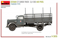 Deutscher 3t LKW 3,6-36S mittlere Produktion - PmQ 600 Typ - 1:35