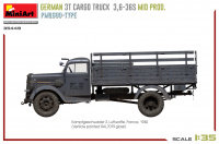 Deutscher 3t LKW 3,6-36S mittlere Produktion - PmQ 600 Typ - 1:35