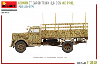 Deutscher 3t LKW 3,6-36S mittlere Produktion - PmQ 600 Typ - 1:35