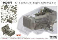 Sd.Kfz. 251 - Engine Detail Up Set - for Trumpeter  - 1/16