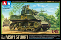 US M5A1 Stuart Light Tank - 1:48