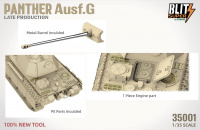 Panther Ausf. G - späte Produktion - Super Blitz - 1:35