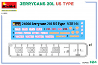 20L Benzinkanister - US Typ / Jerrycans 20L - US Type - 1:24