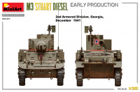 M3 Stuart - Diesel - Early Production - 1:35