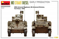 M3 Stuart - Diesel - Early Production - 1:35