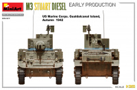 M3 Stuart - Diesel - Early Production - 1:35