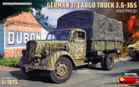 German 3t Cargo Truck - 3,6-36S - Mid Production - 1/35