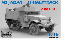 M3 / M3A1 - US Halftrack - 2in1 - 1:16