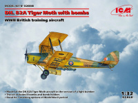 D.H. 82A Tiger Moth with Bombs - British Training Aircraft - 1/32