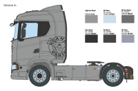 Scania S770 4x2 Normal Roof - Grey Cab - 1:24