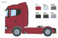 Scania S770 4x2 Normal Roof - Grey Cab - 1:24