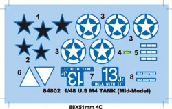 U.S. Medium Tank M4 Sherman - Mid Production - 1:48