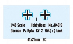 German Pz.Kpfw. KV-2 754 (r) - 1/48