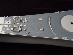 Holzdeck Blau für 1:350 USS Missouri BB-63 - Tamiya 78018 - 1:350