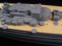 Holzdeck für 1:350 IJN Musashi - Tamiya 78016