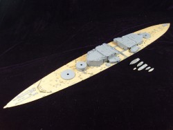 Wooden Deck for 1/350 HMS Prince of Wales - Tamiya 78011