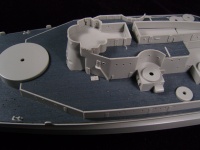 Wooden Deck (Blue) for 1/350 USS Alabama BB-60 - Trumpeter 05307 - 1/350