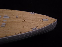 Wooden Deck for 1/350 HMS Dreadnought 1907 - Trumpeter 05328 - 1/350